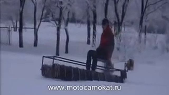 Сверхлёгкий разборный ШНЕКОХОД 2009  шнекороторный вездеход  Screw-propelled vehicle