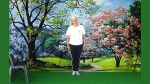 "Мягкая" танцевальная гимнастика для пожилых "Ой, цветёт калина...", часть 2, Разбор движений