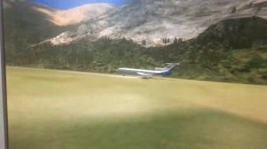 Экстремальная посадка Ту-154-Б2 аэропорт Лукла. Landing Tupolev 154-B2 airport Lukla.