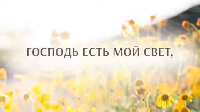 ГОСПОДЬ ЕСТЬ МОЙ СВЕТ. Псалмы Сиона и Гимны Надежды для Общего пения. Христианские Песни Караоке.