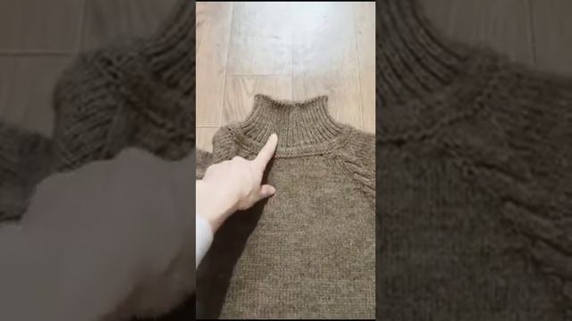 Джемпер на заказ спицами / Пехорка / Вязание спицами / Реглан сверху