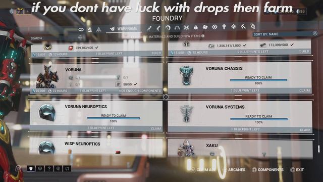 warframe- Voruna farm смотреть онлайн