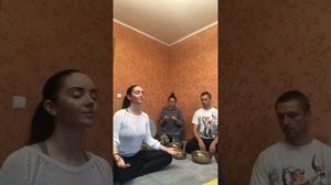 Медитация под поющие чаши, бубен
