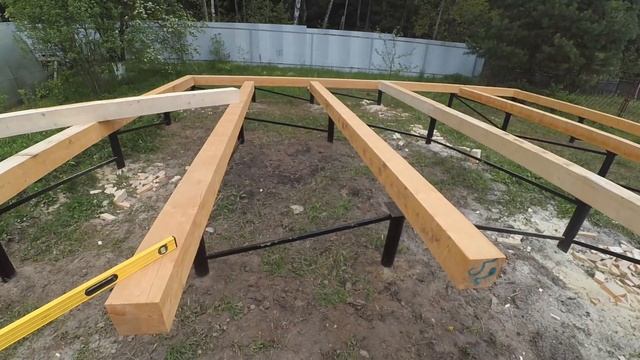 Начало стройки (сваи и ростверк) смотреть онлайн