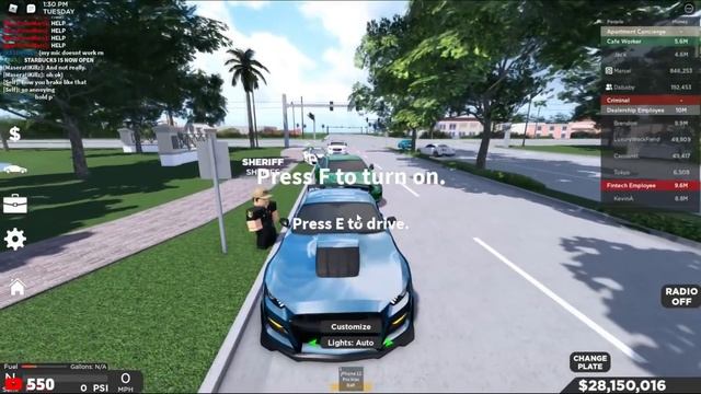 GOT CAUGHT DRIFTING... || ROBLOX - Southwest Florida смотреть онлайн