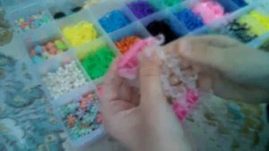 Большой набор резинок для плетения.