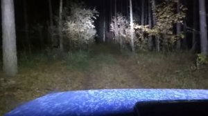 Как светит диодная(led) балка 42 дюйма на ниву.
