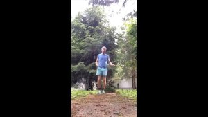 Прыжки на скакалке. Восстановление навыка после инсульта.