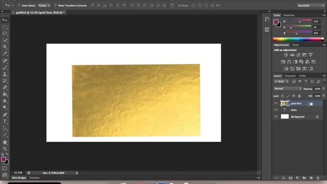 Photoshop Tutorial: Create the gold foil text for Websites | Blog | Inspirational wallpapers смотреть онлайн