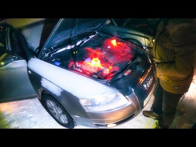Запускаем Audi A6 turbo в -35 на холодную / стрим по видео 2021 смотреть онлайн