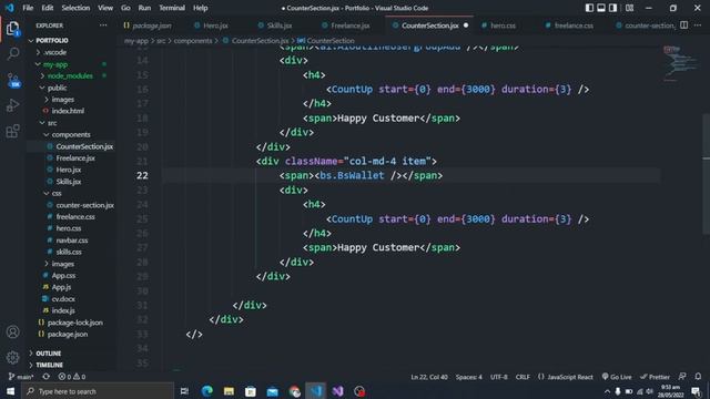 React Portfolio Website Tutorial From Scratch | Build & Deploy React JS Portfolio Website | 2022