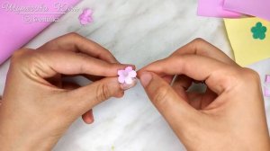 очень маленькие розочки из фоамирана /Цветы для скрапбукинга своими руками /foamiran miniature rose