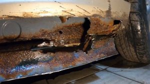 Замена порогов Peugeot 406