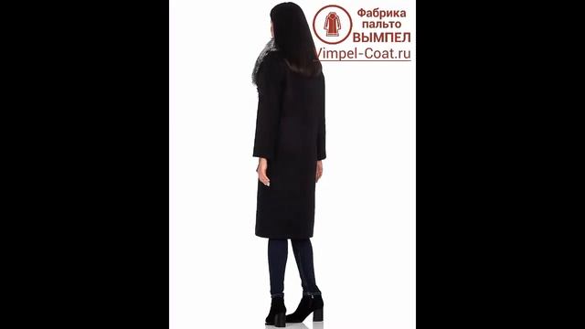 Женское зимнее пальто HR-1013 синего цвета
