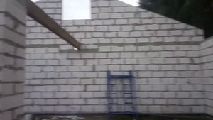 Гараж из газоблока размером 12×12.