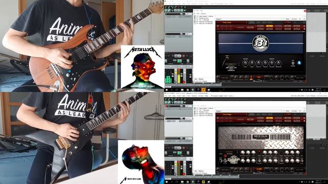 Metallica - Moth into Flame (Short ver.) Split Screen Cover смотреть онлайн