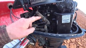 Самодельный газ,реверс на Меркури 40 сиа про.