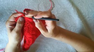 Как обработать край вязаного изделия. Просто и красиво.