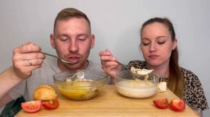 МУКБАНГ СУП ЛАПША С КУРИЦЕЙ готовим дома ответы на вопросы MUKBANG NOODLE SOUP WITH CHICKEN