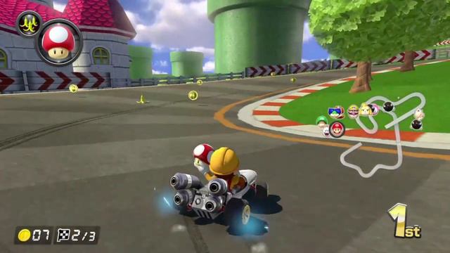 [OLD] 3DS Mario Circuit (MK8 Deluxe Custom Track) смотреть онлайн