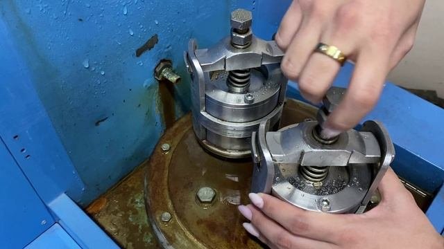 Процесс измельчения продуктов (наполнителя) на механоактиваторе