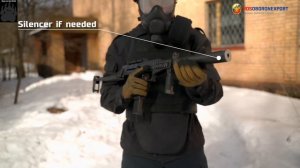 Russian modernized SR-2MP 9-mm "Veresk" special ops submachine gun