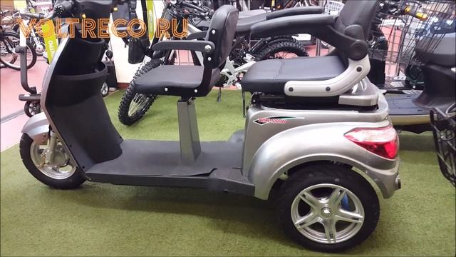 Электроскутер Трицикл Volteco Trike L New и Trike Round L Обзор Voltreco.ru смотреть онлайн