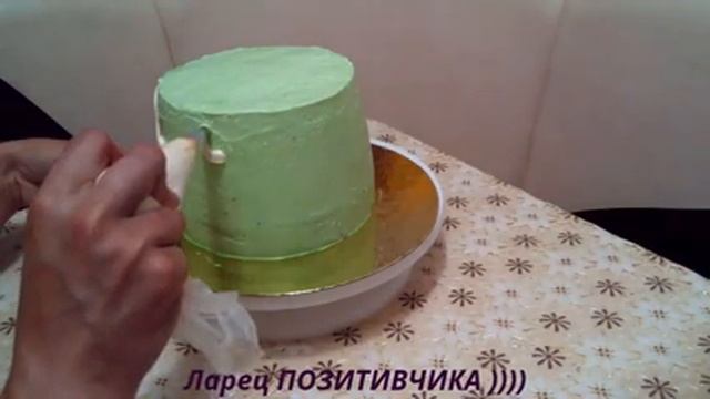 Кокосовый торт с миндальными лепестками и миндальным кремом Украшение БЗК