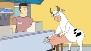 Корова в МакДональдсе