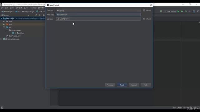 34 - Selenium WebDriver  Java - Создание Maven-проекта в IDEA