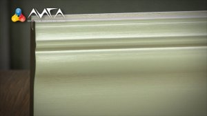 131. Перламутровый шик из обычного МДФ. Отделка плинтуса с перламутровой патиной