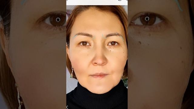 Волосковый татуаж бровей