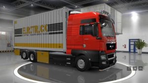 Euro Truck Simulator 2 Обзор мода (MAN Magnit Tandem)