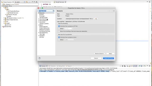Parsing JSON from an API using Java смотреть онлайн