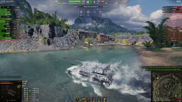 World of Tanks - EU Server - Премиум танк Type 63 - 4 боя смотреть онлайн