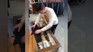Видеоурок: Как складывать одежду.