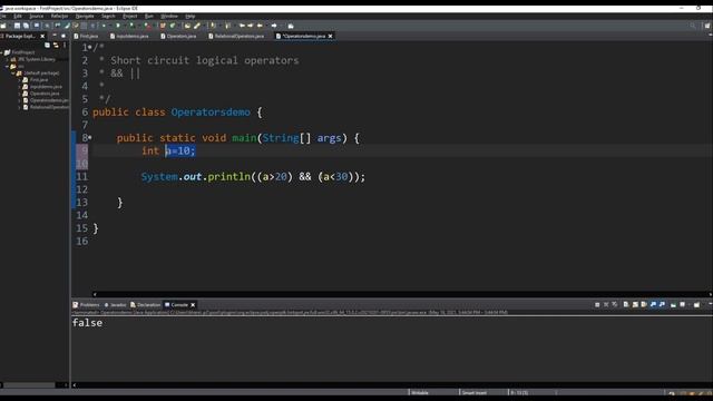 Java Short Circuit Logical Operator & Operator Precedence | Java Course in Tamil | Logic First Tami