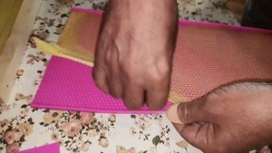 Вощина своими руками ! Быстро просто ! В домашних условиях с забрусного воска ! Как сделать вощину