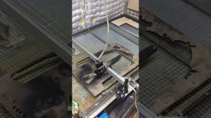 Резка 7 мм фанеры на лазерном станке с трубкой 40 ват на мошьности 30 процентов скорость 5.