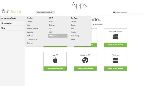 Getting Started with Cisco Meraki Systems Manager смотреть онлайн