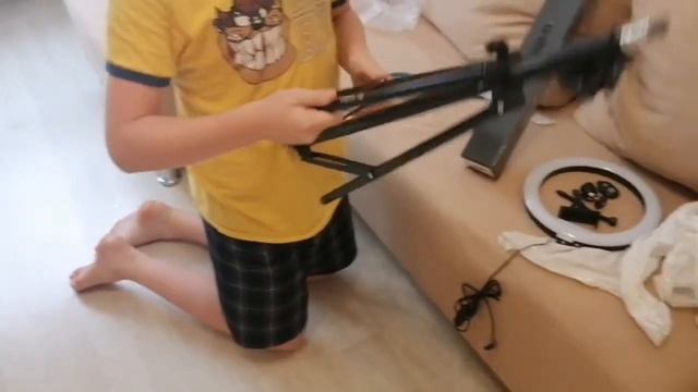 Влог/Первый снег в Краснодаре/наконец я его купила/обзор на штатив с лампой/ужин смотреть онлайн