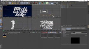 Как сделать красивый 3д текст в синема 4д. Cinema 4d tutorial.  3D текст-шапка для канала на ютуб.