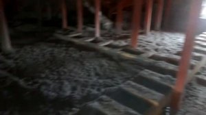 Утепление чердака эковатой