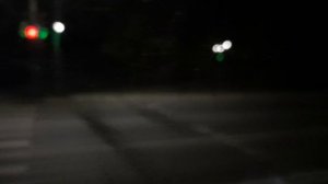 Выезд с ночного города Ростов на Дону вид из окна автобуса по Проспекту Шолохова ночью