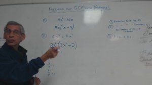 11 10 Gary on Factoring out GCF with variables 8th