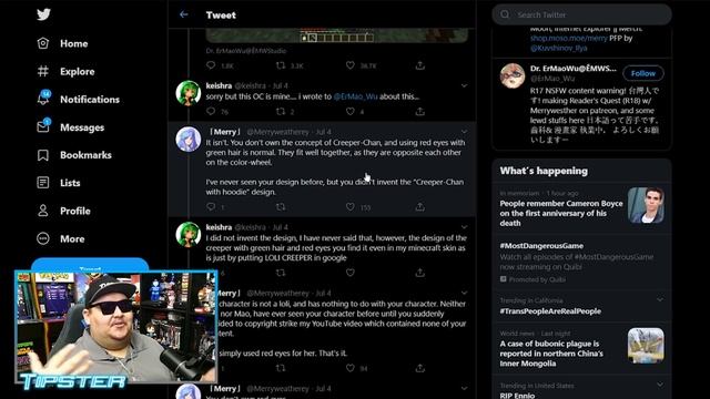 Merryweather Comics Receives False Copyright Strike Over Minecraft Creeper Inspired Art смотреть онлайн