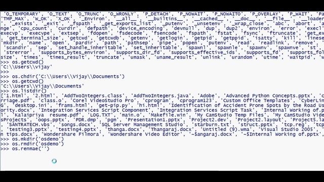#69 | OS Package in Python tamil | Python Tutorial in Tamil