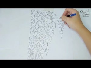 Рисуем стежку "КОРА ДЕРЕВА"....