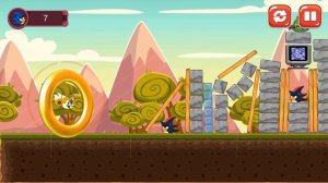 Sonic The Hedgehog Angry Friends (Angry Birds) Funny Game!