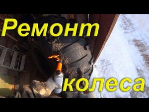 Ремонт колеса низкого давления. Готовлюсь к поездке за металлом. Сервис заменил пыльник. Провинция.